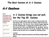 http://www.a1casinos.biz