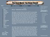 http://www.thebestmusicyouneverheard.com